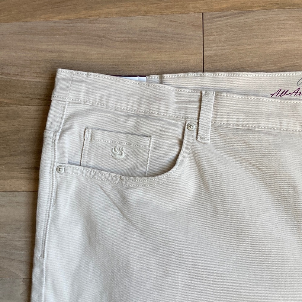 Gloria Vanderbilt stonewood jean Bermuda short flawless stretch classic rise 24W - Picture 6 of 15